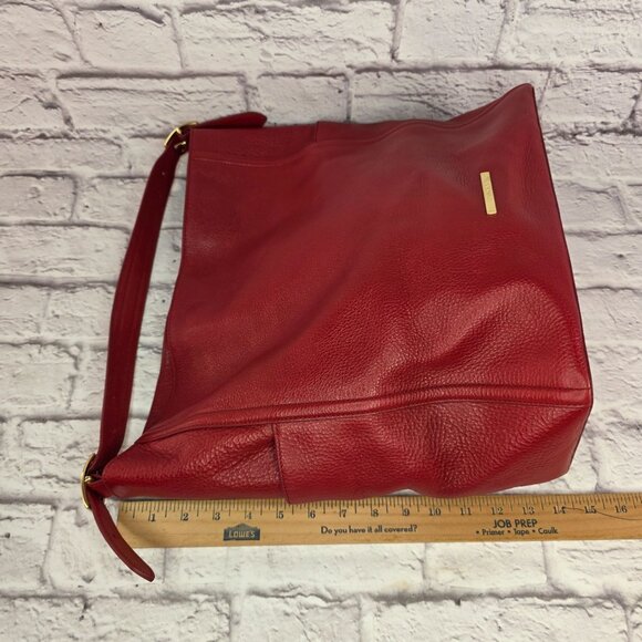 Brahmin Parin Womens Shoulder Bag Radiant Red Mystic Leather w/ Dust Cover Gift - Picture 7 of 15